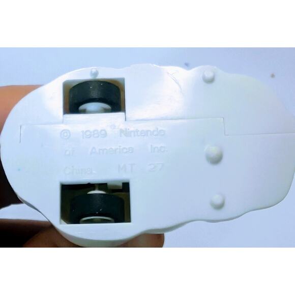 Official Super Mario Toad Blue Plush & 1989 Pull Back Dizzy Mover McDonalds Toy - Picture 7 of 9